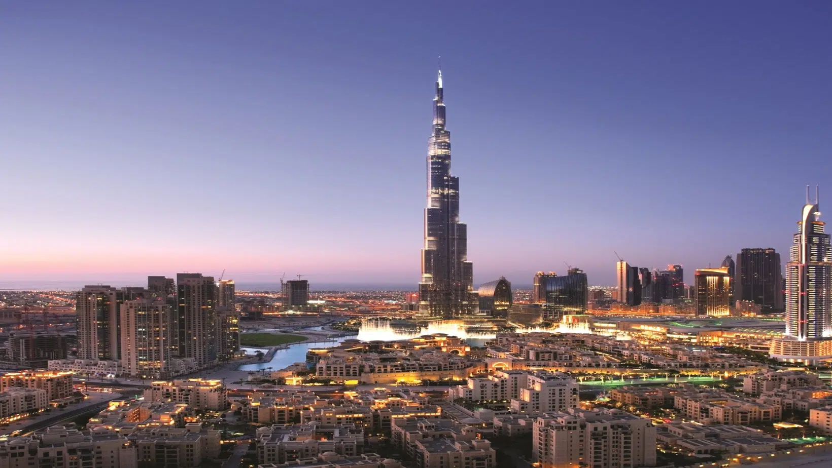 Modern Dubai from Abu Dhabi