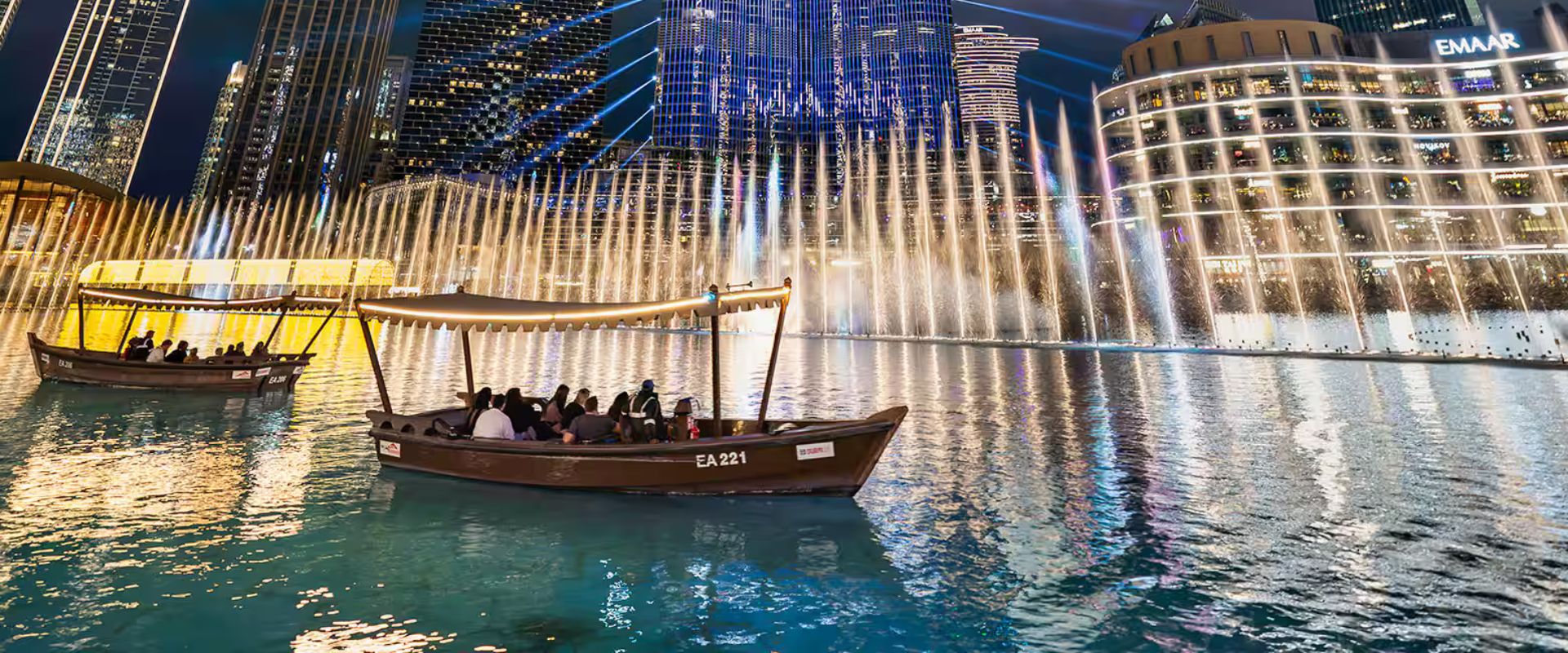 Dubai Fountain Lake Ride