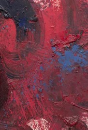 Modern abstract artwork on display inside Louvre Abu Dhabi gallery