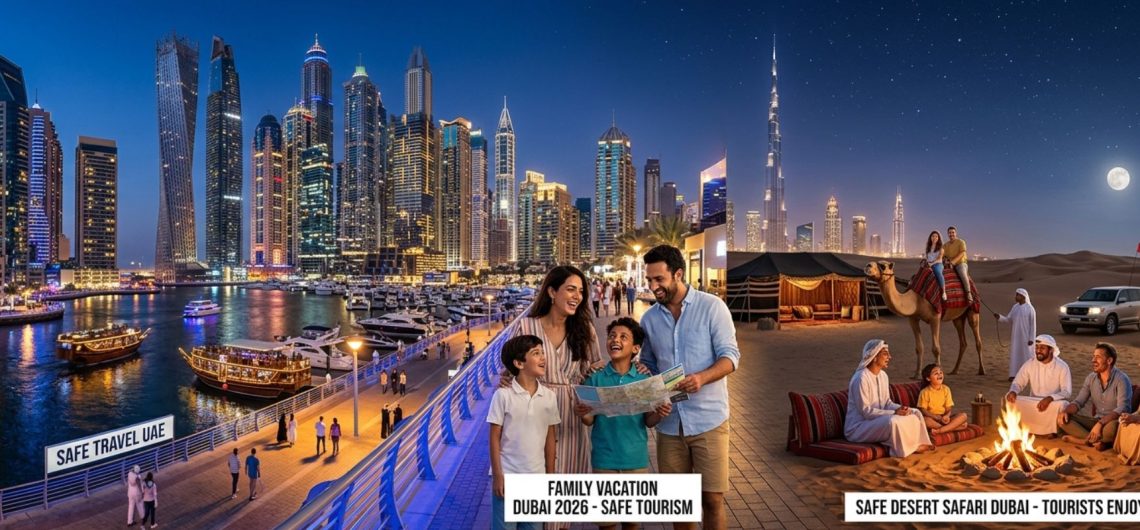 Dubai tourism safety 2026 skyline view