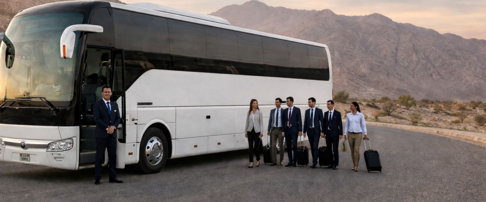 Chauffeur Service – 50 Seater Bus Hiring With Driver In Ras Al-Khaimah