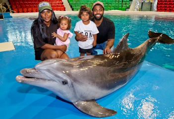 Family Dolphin Meet & Greet Experience in Dubai