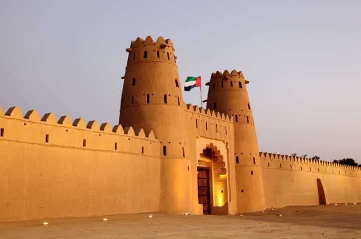 Al Jahili fort in Al Ain, Emirate of Abu Dhabi