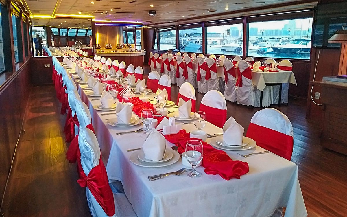 royal yacht dinner cruise abu dhabi