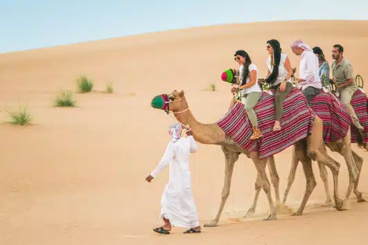 Camel Riding At The Duba Desert