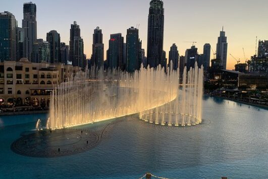Dubai Fountain Bridge Walk