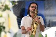 Live Saxophone Music on a Yacht