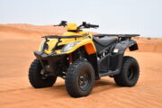 Kymco MXU 250cc Quad Bike in the Desert