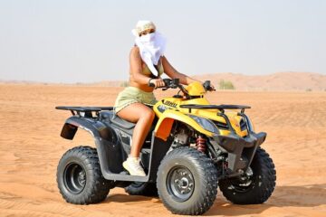 Kymco MXU 450cc Quad Bike Desert Ride