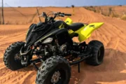 Yamaha Raptor 700cc on a Desert Trail