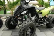 Yamaha Raptor 700cc Quad Bike Parked in an Outdoor Setting