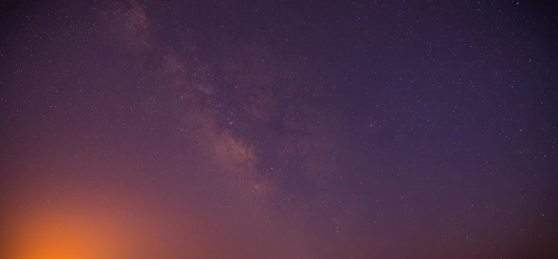 starry night sky