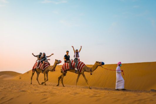 Squad goals: Desert edition.