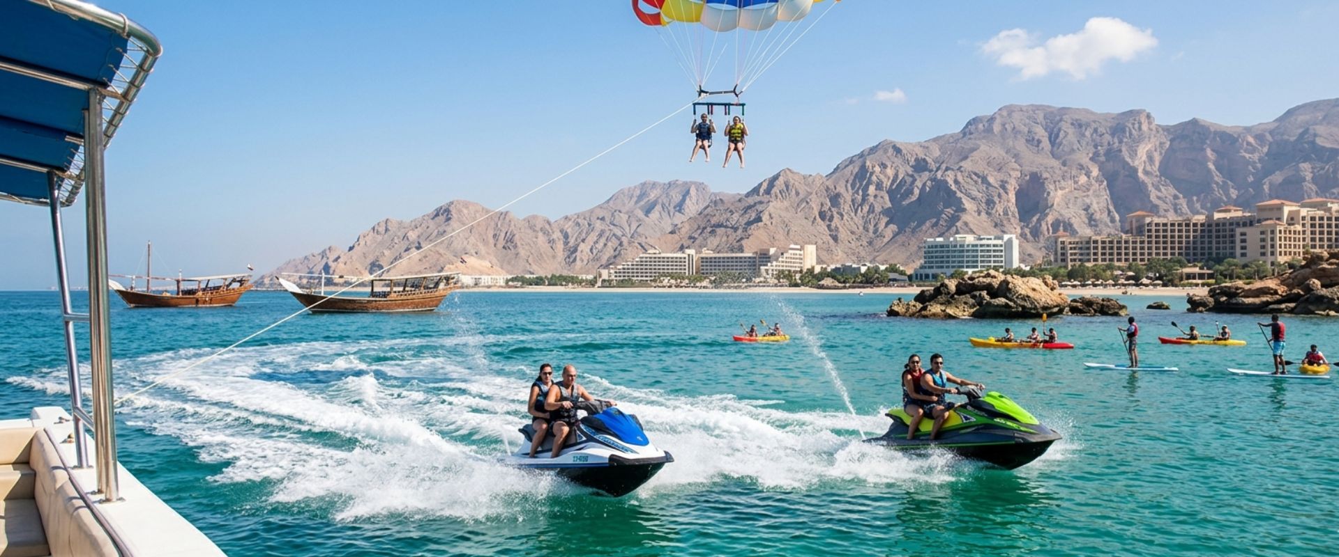 Aventure en mer à Ras Al Khaimah