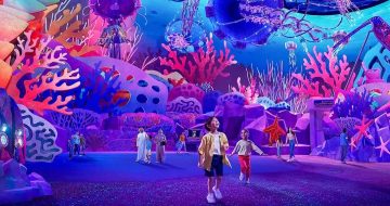 colorful marine themed play area seaworld abu dhabi kids attraction