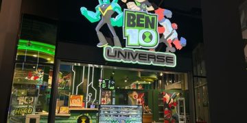 Ben 10 merchandise store IMG Worlds Dubai Cartoon Network shop