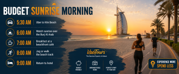 Budget Sunrise Morning in Dubai