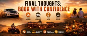Dubai Desert Safari featuring dune bashing, quad biking, BBQ dinner, desert camp and sunset views with trusted tour operator.
