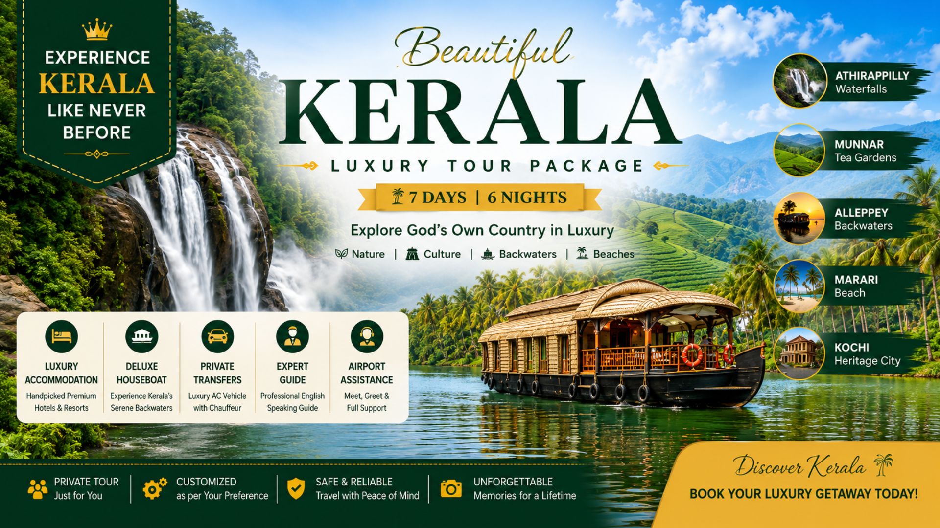 Luxury Kerala Tour Package