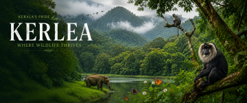 Elephant, leopard, hornbill, deer, Nilgiri tahr, birds, and backwaters of Kerala.