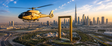 Dubai Helicopter Tour Over Burj Khalifa and Dubai Frame