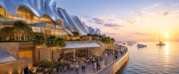 Dar al Funoon Abu Dhabi waterfront performing arts venue on Saadiyat Island